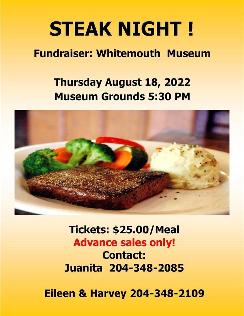 Whitemouth Museum Steak Night